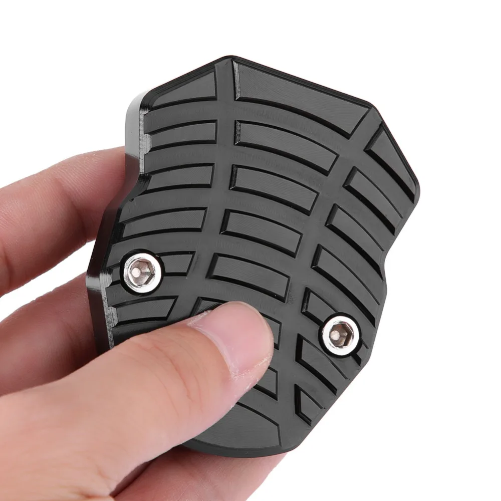 

Motorcycle Anti-skid Side Stand Enlarger Extension Pad Plate for Yamaha Nmax155 Black prevent oxidizing rusting and corrosion