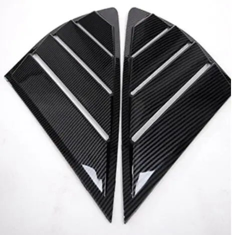 2 шт. карбоновое волокно АБС дверное окно жалюзи Рамка оконный подоконник Молдинг