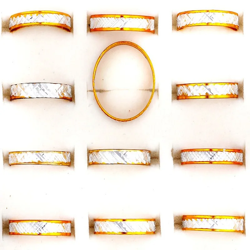 100 шт. разноцветные модные кольца золотого и серебряного цвета панк для мужчин