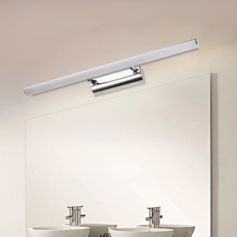 Скандинавский светодиодный зеркальный светильник 7 Вт 9 из нержавеющей стали +