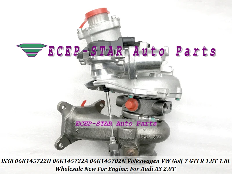 Турбокомпрессор TURBO IS38 06K145722H 06K145722A 06K145702N 06K 145 722H для Audi A3 2 0 T Volkswagen VW Golf 7 GTI R 1 8