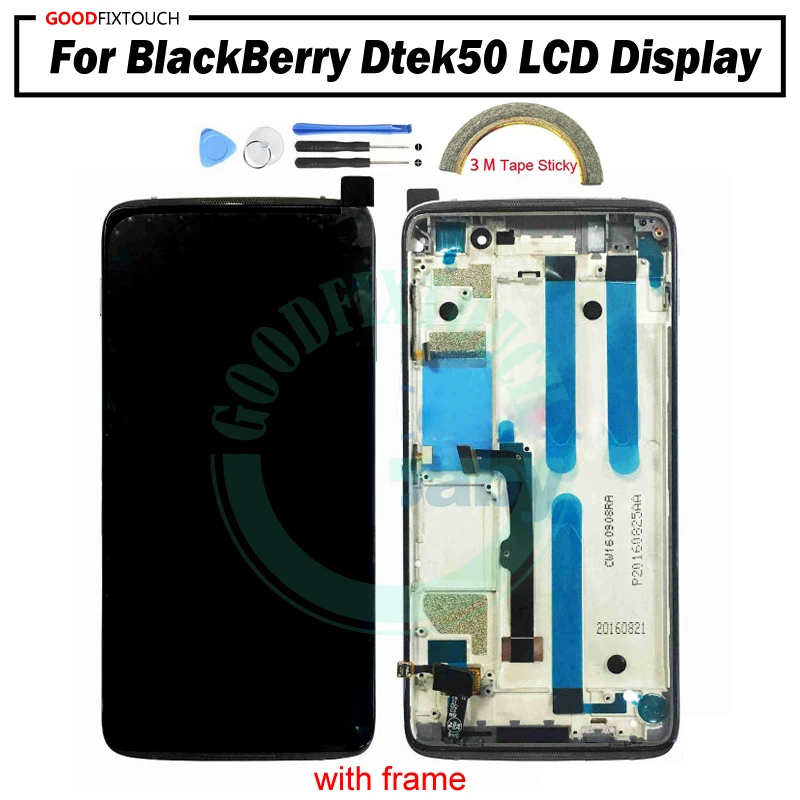 AAA + качество для BlackBerry Dtek50 ЖК дисплей сенсорный экран дигитайзер панель в сборе с