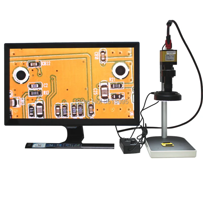 Free Shipping Full HD 1080P 60fps HDMI Industrial Digital Microscope Camera Supports C CS Lens Trinocular | Инструменты