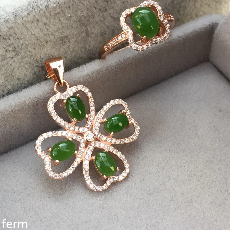KJJEAXCMY boutique jewels кольцо из чистого серебра 925 пробы с кулоном натуральной яшмы 2