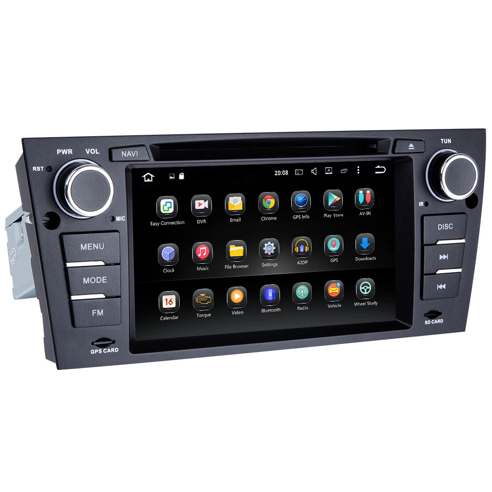 Eunavi 7 дюймов 1 Din Android автомобильный DVD плеер gps радио для 3 серии BMW E90 E91 E92 E93 318 320 325