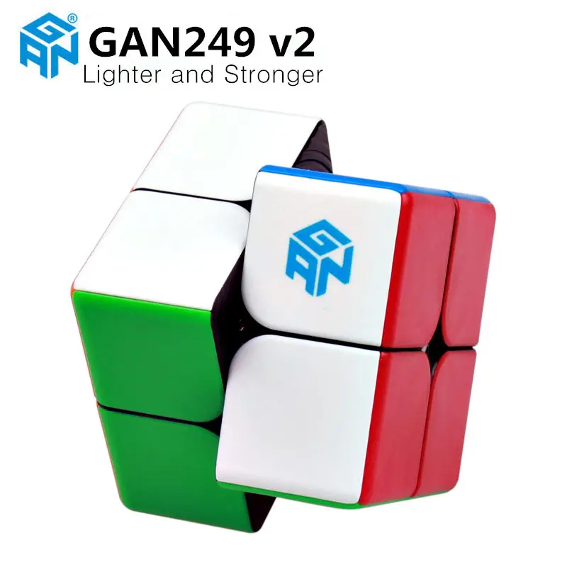 GAN249 v2 M Магнитный 2x2x2 Магический кубик карманные кубики V2M профессиональные