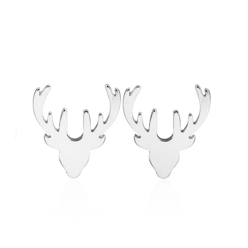 SMJEL Fashion Brushed Circle Karma Stud Earrings for Women Simple Round Geometric Small Ear brinco aros korean Style Jewelry