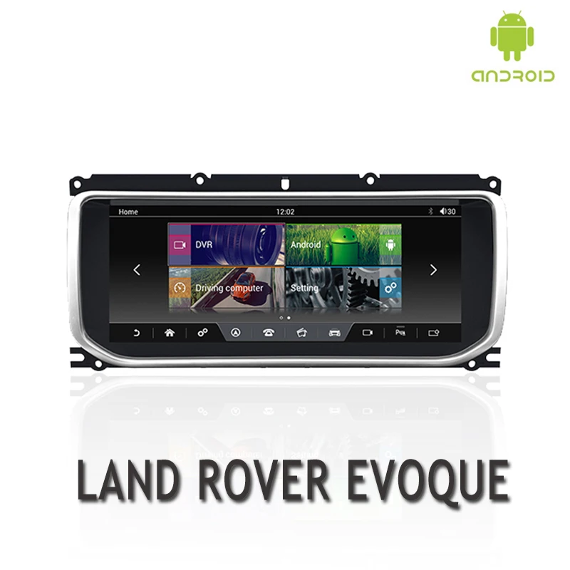 Мультимедийная навигация NVTECH gps для RANGE ROVER EVOQUE Dashboard Android 7,1 Bluetooth ram+ rom 2+ 32GB плеер 10,25 ''2012