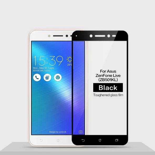 9H полное покрытие точный Взрывозащищенный экран Защитная пленка для Asus Zenfone Live