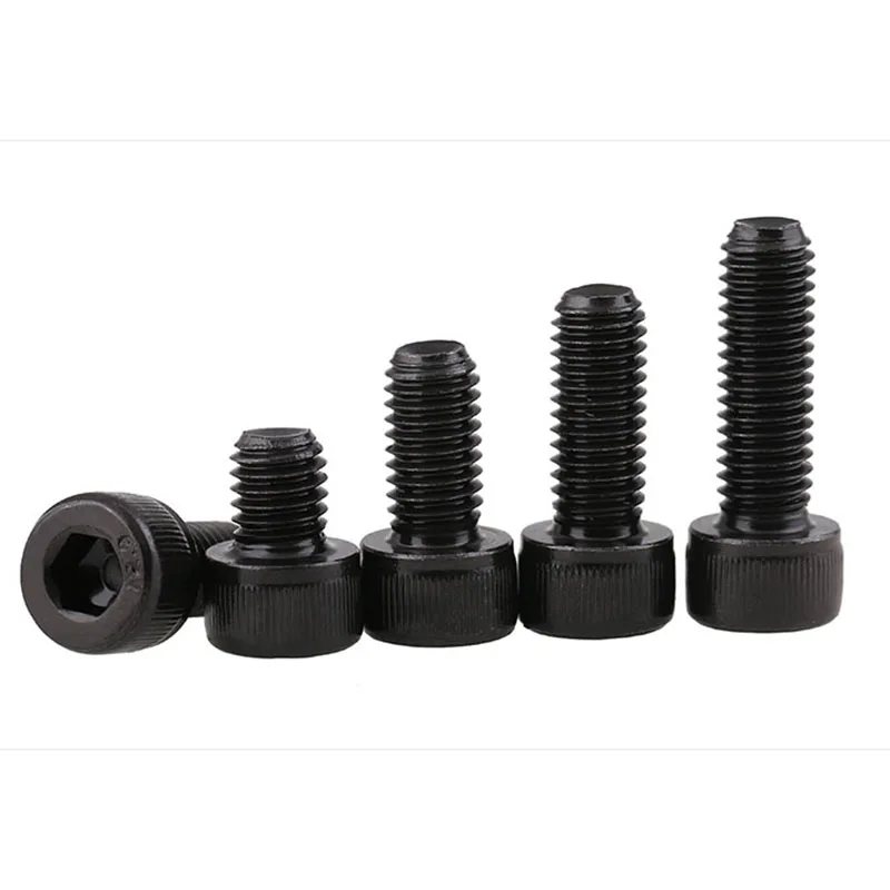 

M5 M6 12.9 Full-Tooth Hex Screw High-Strength Bolt And Long Cup Head Hex Screw 10 Pcs