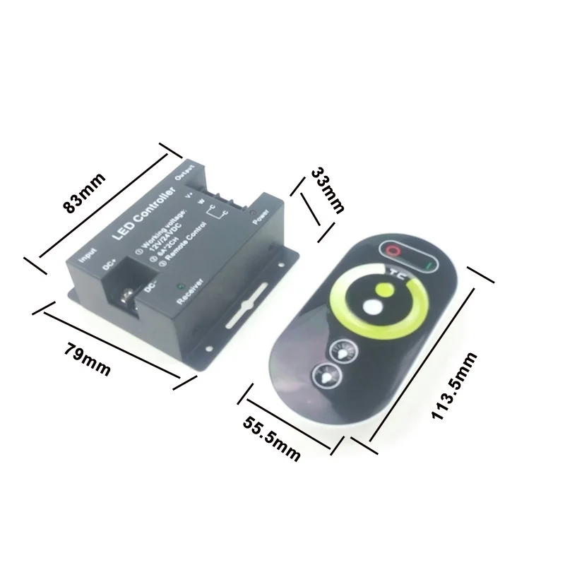 Светодиодная лампа 12 В 24 радиочастотный сенсорный пульт дистанционного