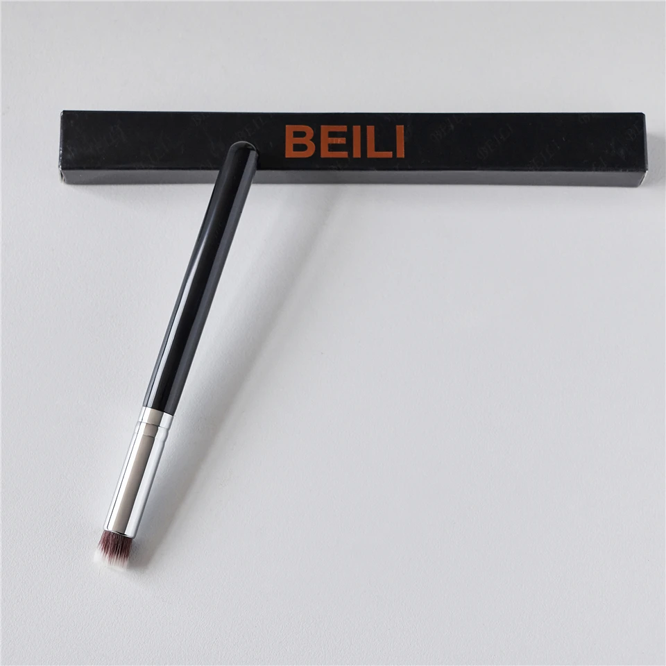 BEILI B02 плоская кисть Кабуки для консилера глаз Одиночная Кисть макияжа|makeup brushes|flat
