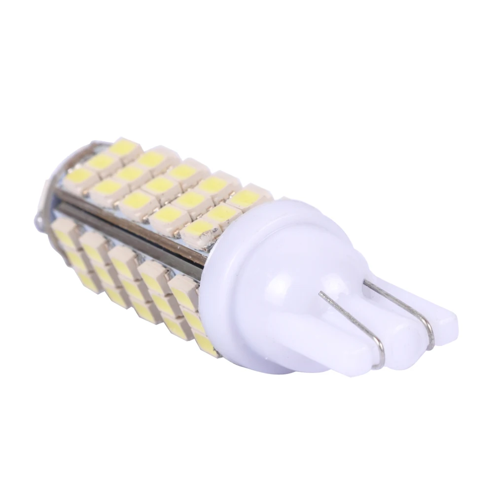 AutoEC 10x68 светодиодный 68smd 68 SMD 1206 светодиодный W5W 194 927 161 автомобиля клиновидные боковые светильник лампы для номерного знака светильник s# LB10