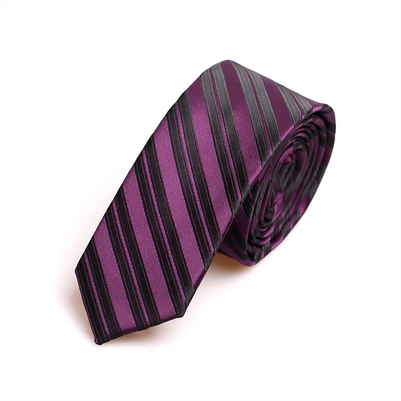 Модный брендовый мужской галстук для делового костюма тонкий 5 см с воротником