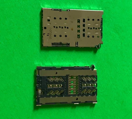 10 шт. для samsung S8 G950F G955F G950 S9 Plus G960 G960F G965F устройство считывания sim-карт разъем держатель лотка