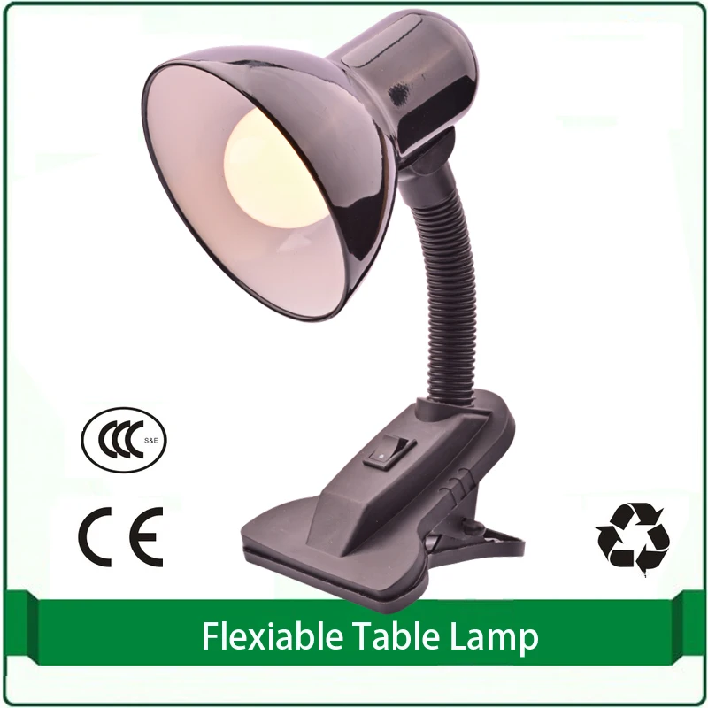 Настольная лампа с зажимом для настольного стола гостиная белый черный розовый