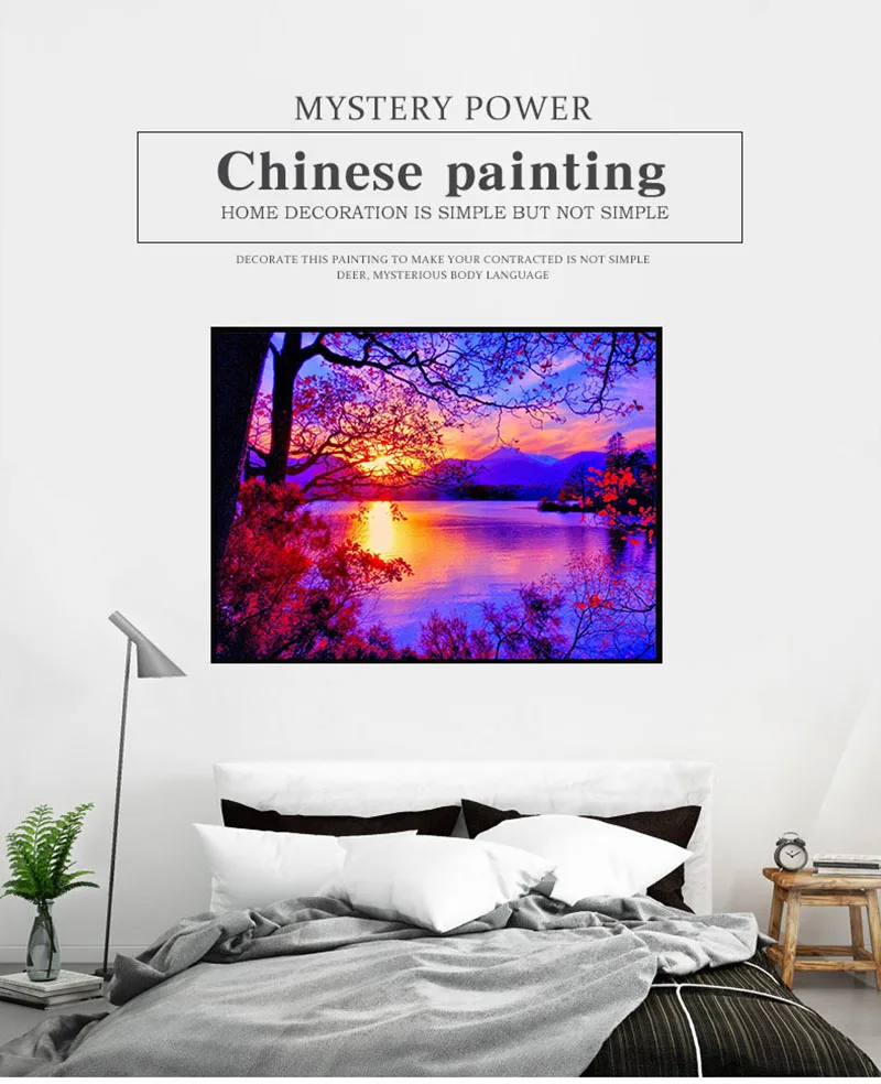 5D сделай сам круглая алмазная живопись вышивка крестиком наборы с красивым