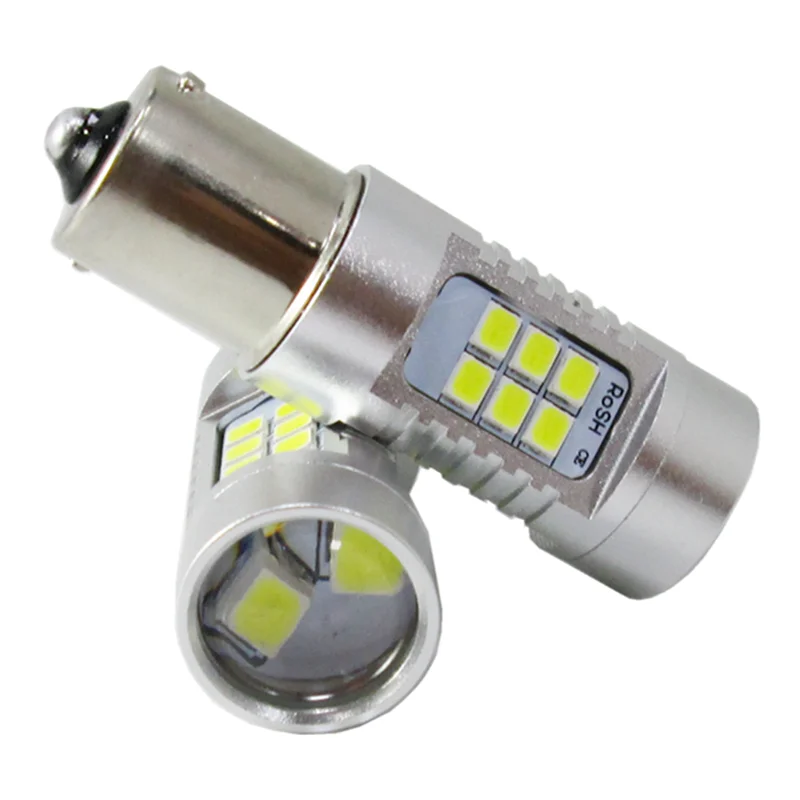 2x Высокая мощность 21 Вт 1156 BAU15S BA15S 21LED Samsung 2835 21smd CANBUS обратного резервного