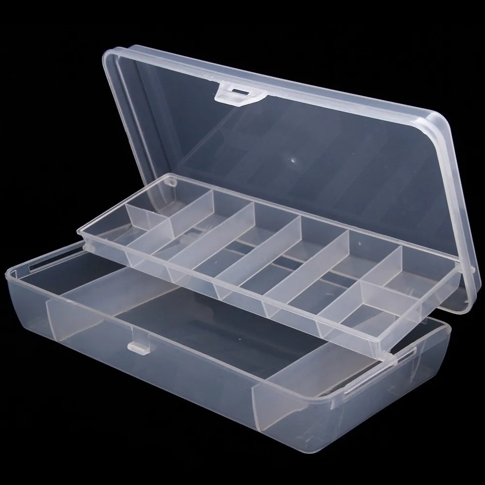 Коробка для рыболовных снастей 21x10,7x4,2 см, 10 отсеков, коробки для приманки, Caja Pesca, аксессуары, чемодан, Boite Peche