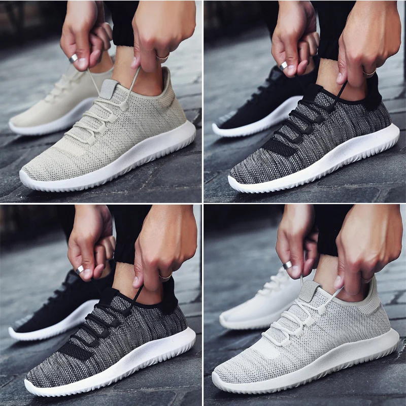 Socone мужские Противоскользящие прогулочные туфли легкие черные кроссовки летняя