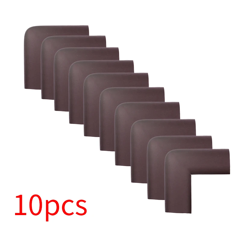 Coffee color 10 шт./компл. детсой безопасности стопор для двери, которая не дает прищемить пальцы защитным ограждением для помощник стопор для двери, которая не дает прищемить пальцы защитный замок Цвета на выбор - Цвет: Coffee color