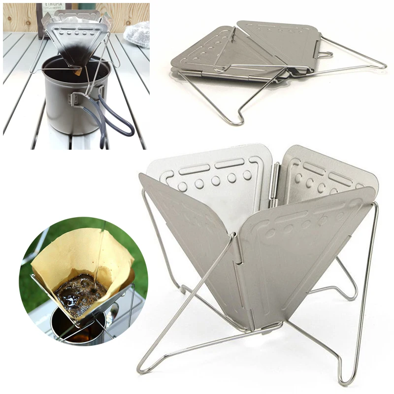 Многоразовый капельный фильтр для кофе держатель из нержавеющей стали