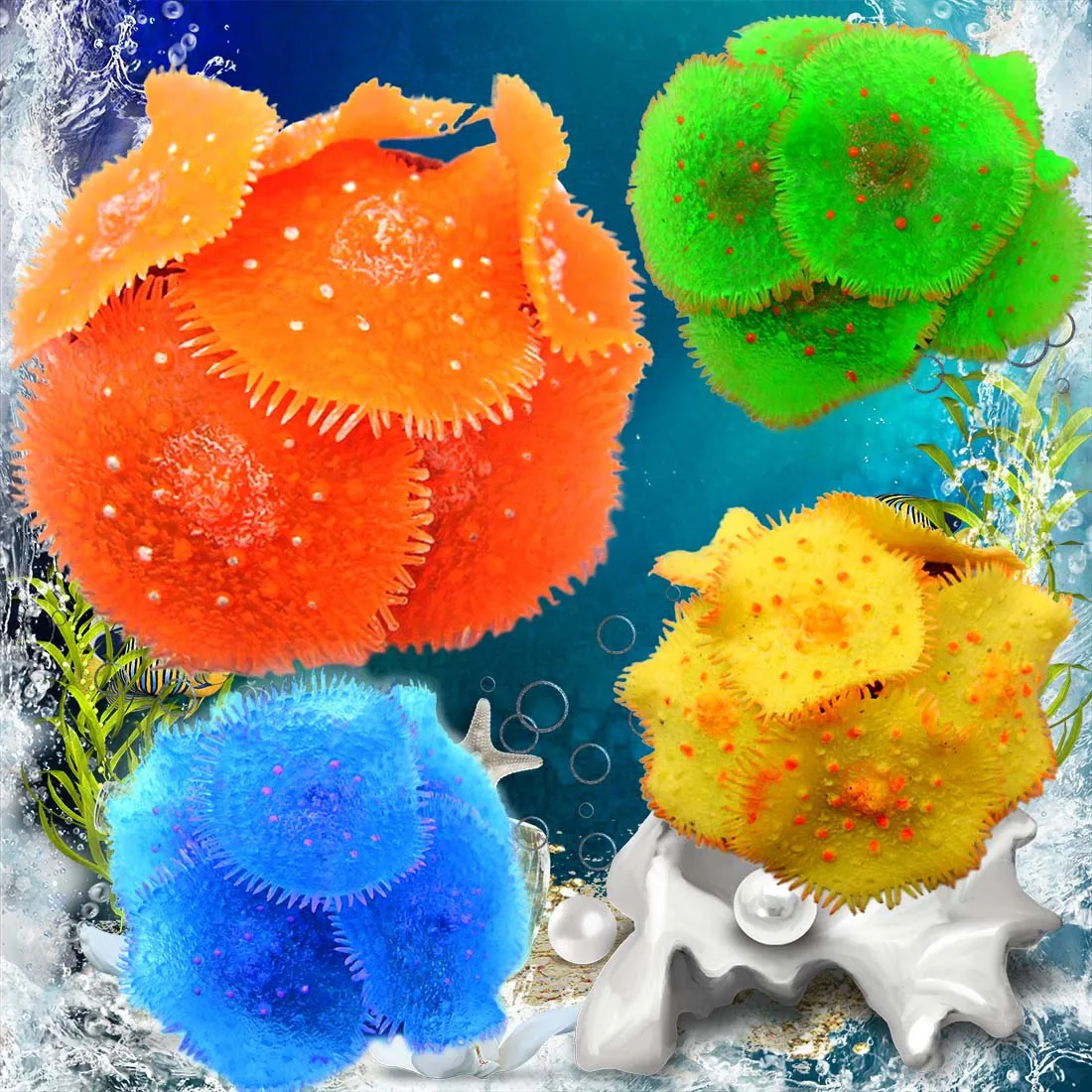 Модные микро-Ландшафтные подводные лодки шар для морской воды аквариумные