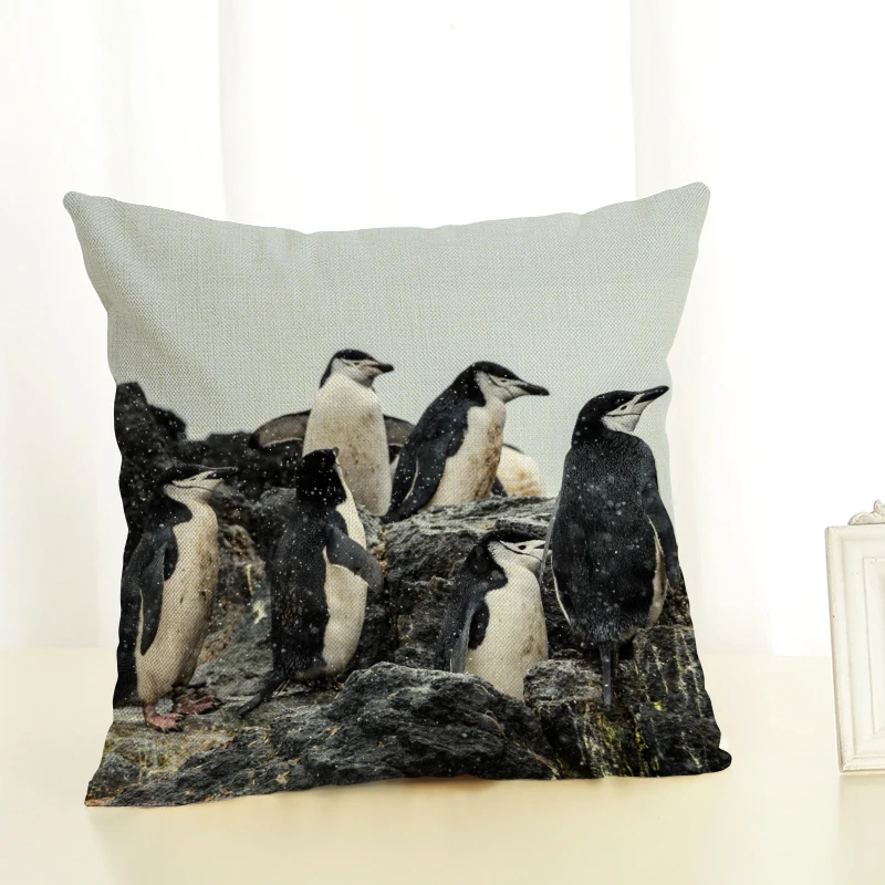 45x45 слон украшение для дома наволочка стула мягкая Cojines Almofadas хлопок лен