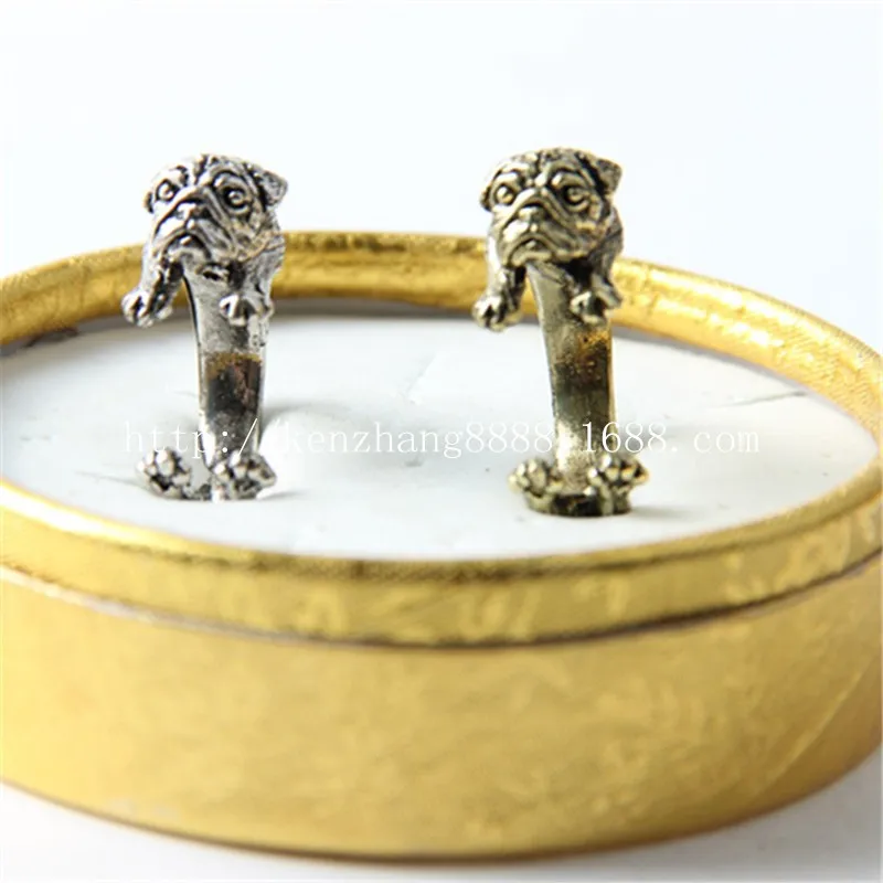 Прямая доставка Новый Топ Моды Ручной мопса Винтажное кольцо ювелирные изделия в