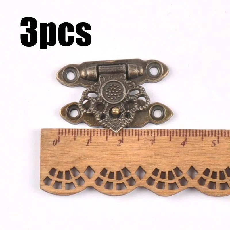 

Античный латунный Деревянный чехол, застежка, винтажный декоративный чехол для ювелирных изделий, Подарочная коробка, чехол для костюма, застежка-защелка, крючок, застежка для мебели, замок CP2264