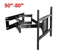 NB SP5 50"-80" Flat Panel LED LCD TV Wall Mount Full Motion Heavy Duty Monitor Holder 6 Swing Arms
