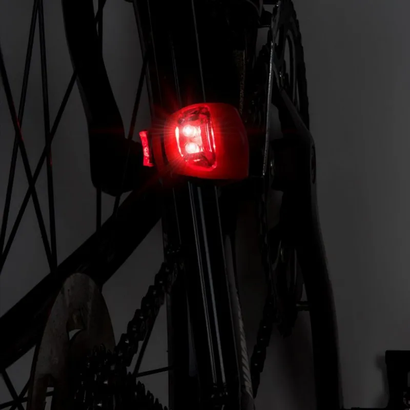 Силиконовый велосипедный фонарь водонепроницаемая светодиодная вспышка
