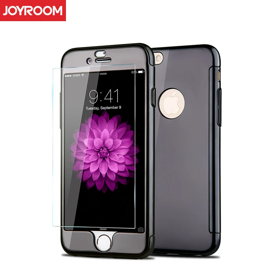 Случае с Протектор Экрана Закаленное Стекло для iPhone 6 s Plus Плюс 5.5 inch Передняя