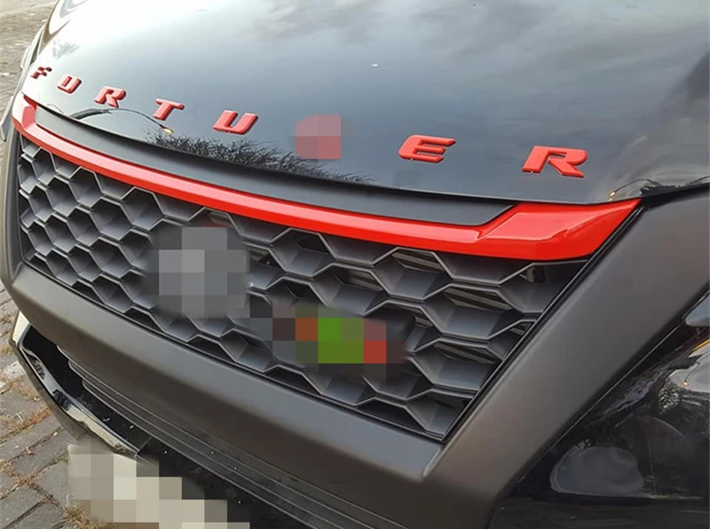 Для Toyota Fortuner автомобильные аксессуары буквы капот эмблема серебряное хромирование логотип 3D наклейка из нержавеющей стали тонкий VIP