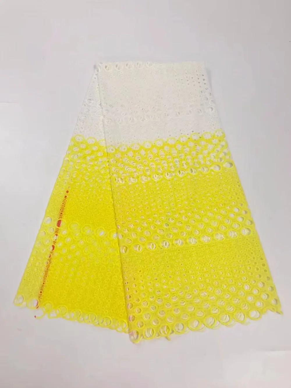 Новое высококачественное гипюровое кружево африканская молочная шелковая