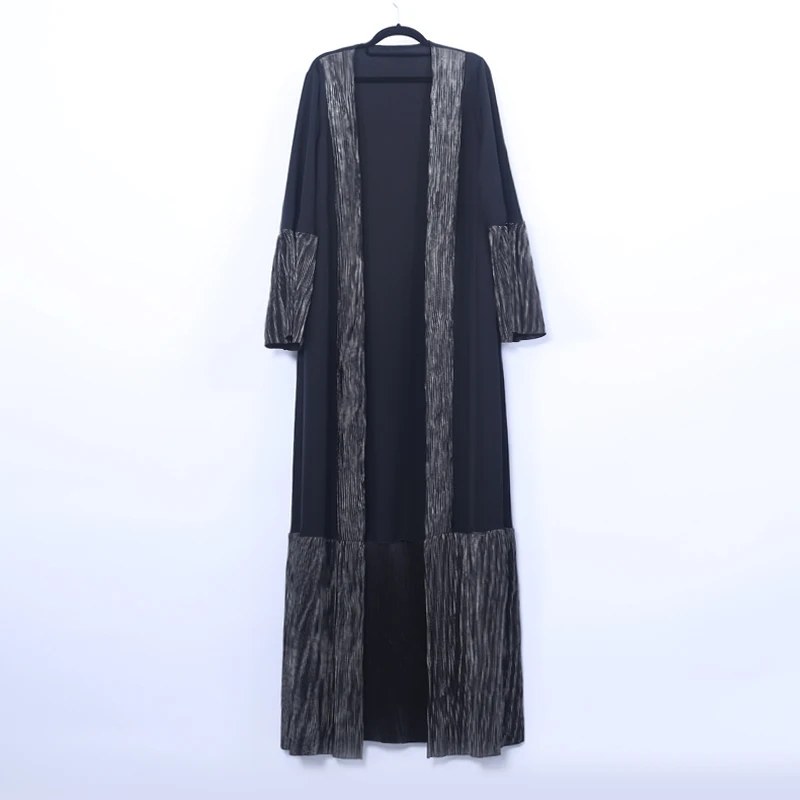 Открытый Abaya Турция кимоно Дубай мусульманский хиджаб платье абайя кафтан для