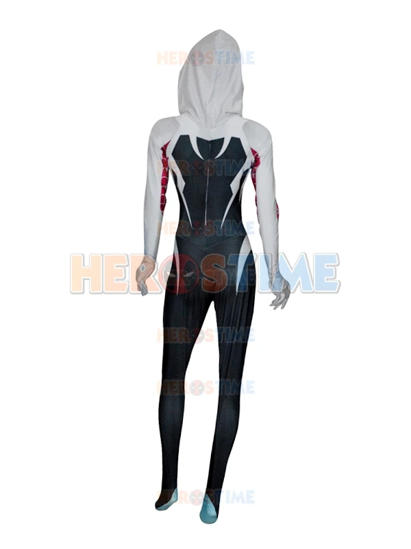 Костюм Гвен Стейси потрясающий костюм Человека паука из лайкры и спандекса с 3D