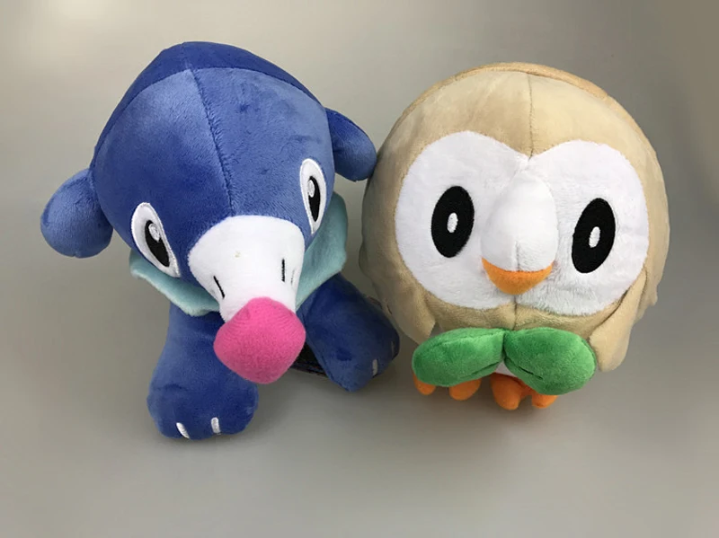 20 см Pokedoll Popplio Rowlet плюшевая мягкая игрушка игрушки для детей Рождественский подарок