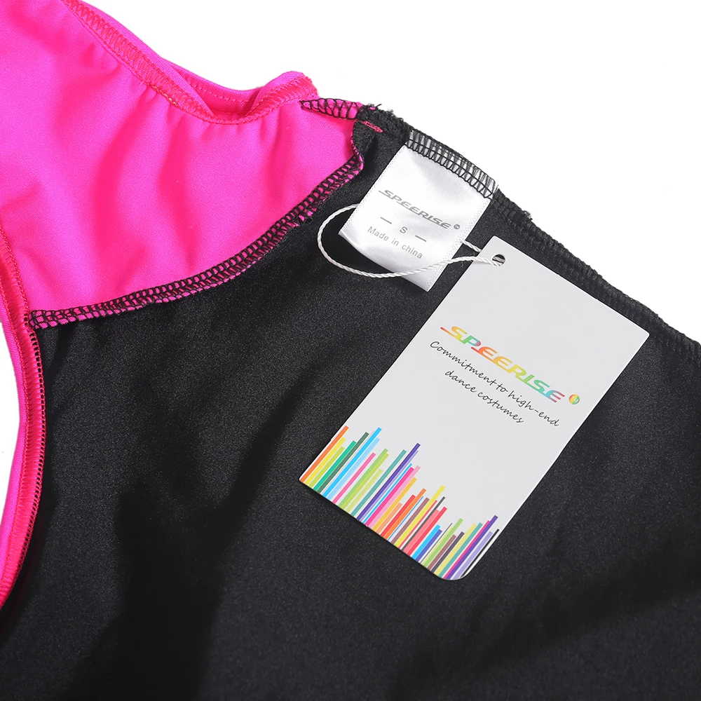 SPEERISE новые цветные женские Майки Шорты Unitard Мужские тренировки гимнастические