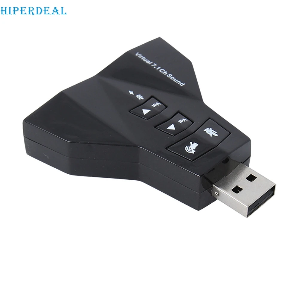 HIPERDEAL Новинка 7,1 канальный USB 2,0 3D Аудио Звуковая карта адаптер микрофон динамик 0321 Прямая поставка