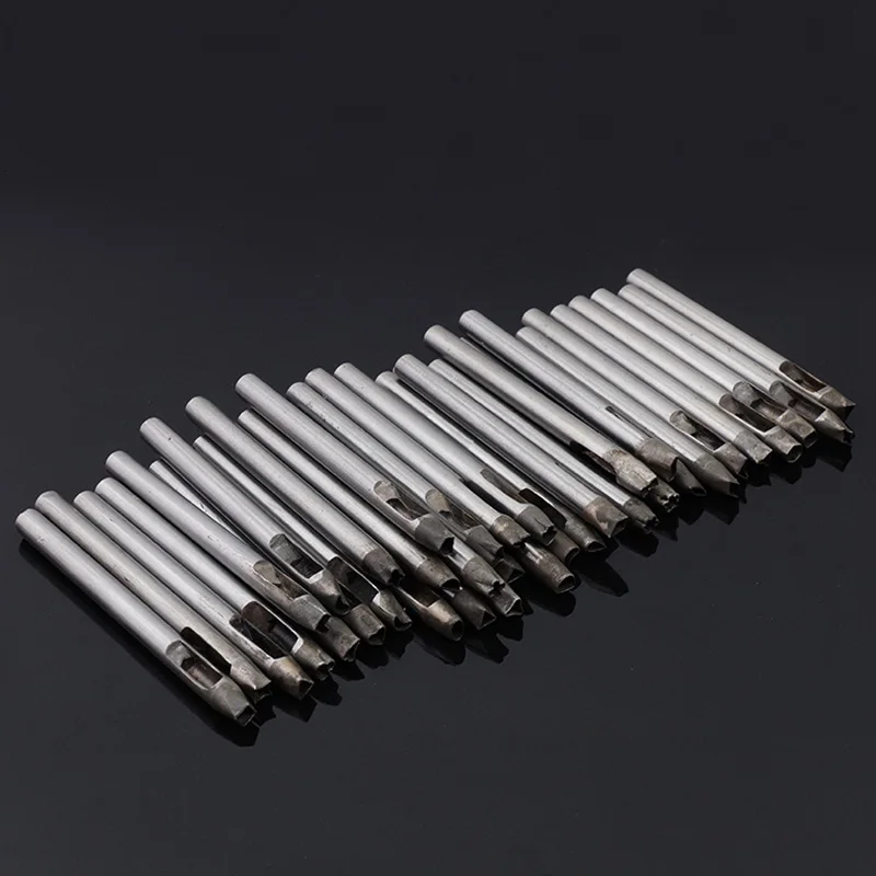 37 шт. набор дырокол стальной инструмент с дырочками для цветов кожаные