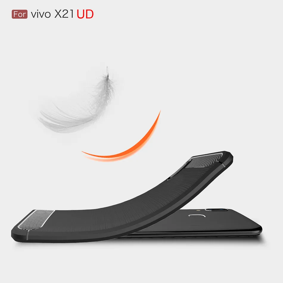 Чехол для BBK Vivo X21 UD экран отпечатков пальцев видения ЧЕХОЛ ДЛЯ Fundas мягкая ТПУ