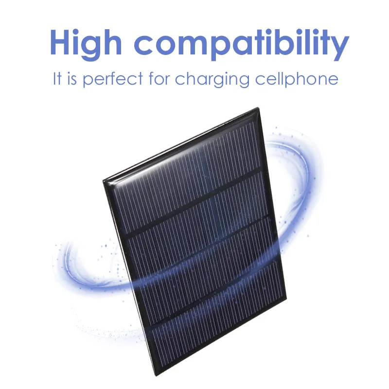 Overfly 18 в 1 5 Вт солнечная панель портативная мини Sunpower DIY модуль система для