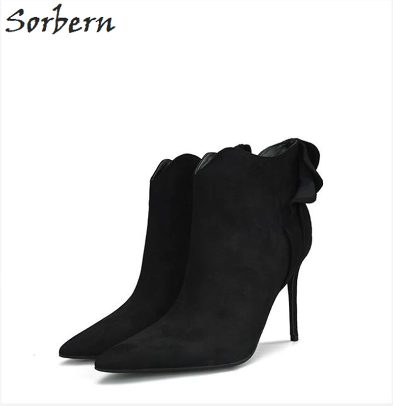 Sorbern/модные женские ботинки Botas Mujer с цветочным принтом см однотонные вечерние на