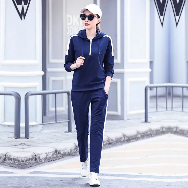 Women Hoodie Sweatshirt Sports Uniform Suits Mens Outdoor Running Set Fitness Sportswear Jogging Training Track Suit Plus Size