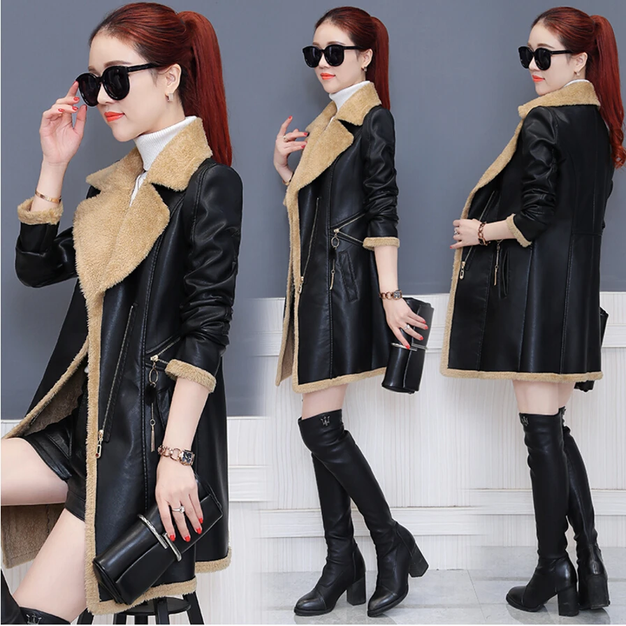 Женское длинное пальто ветровка в Корейском стиле тонкая и утепленная куртка из