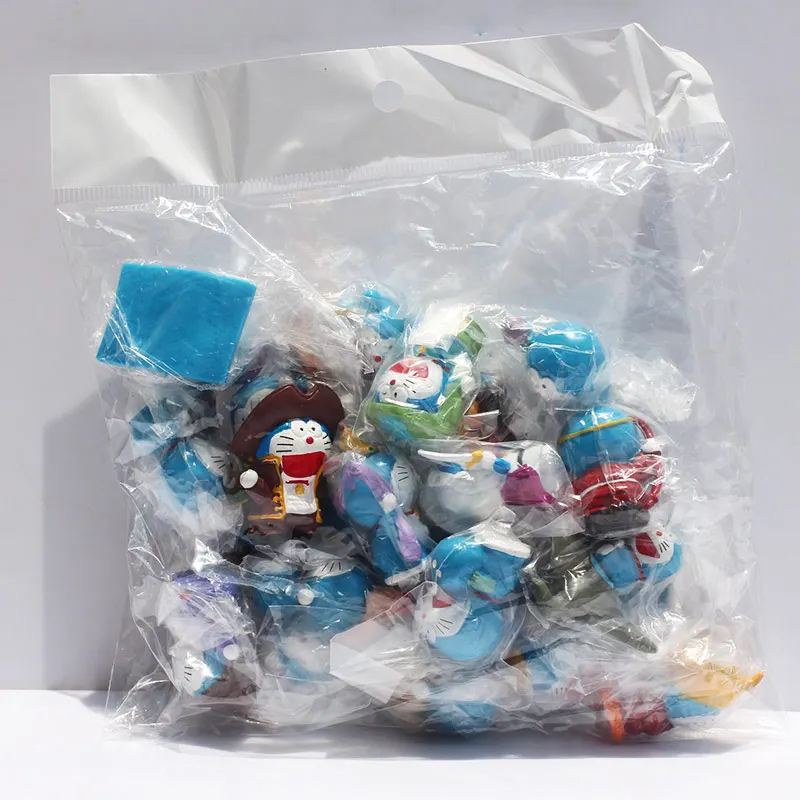 opp bag Высокое качество 3-4 см Doraemon фигурки Nobita Nobi фигурка ПВХ Куклы Shizuka Minamoto Takeshi Goda Dorami Doranikov - Цвет: opp bag