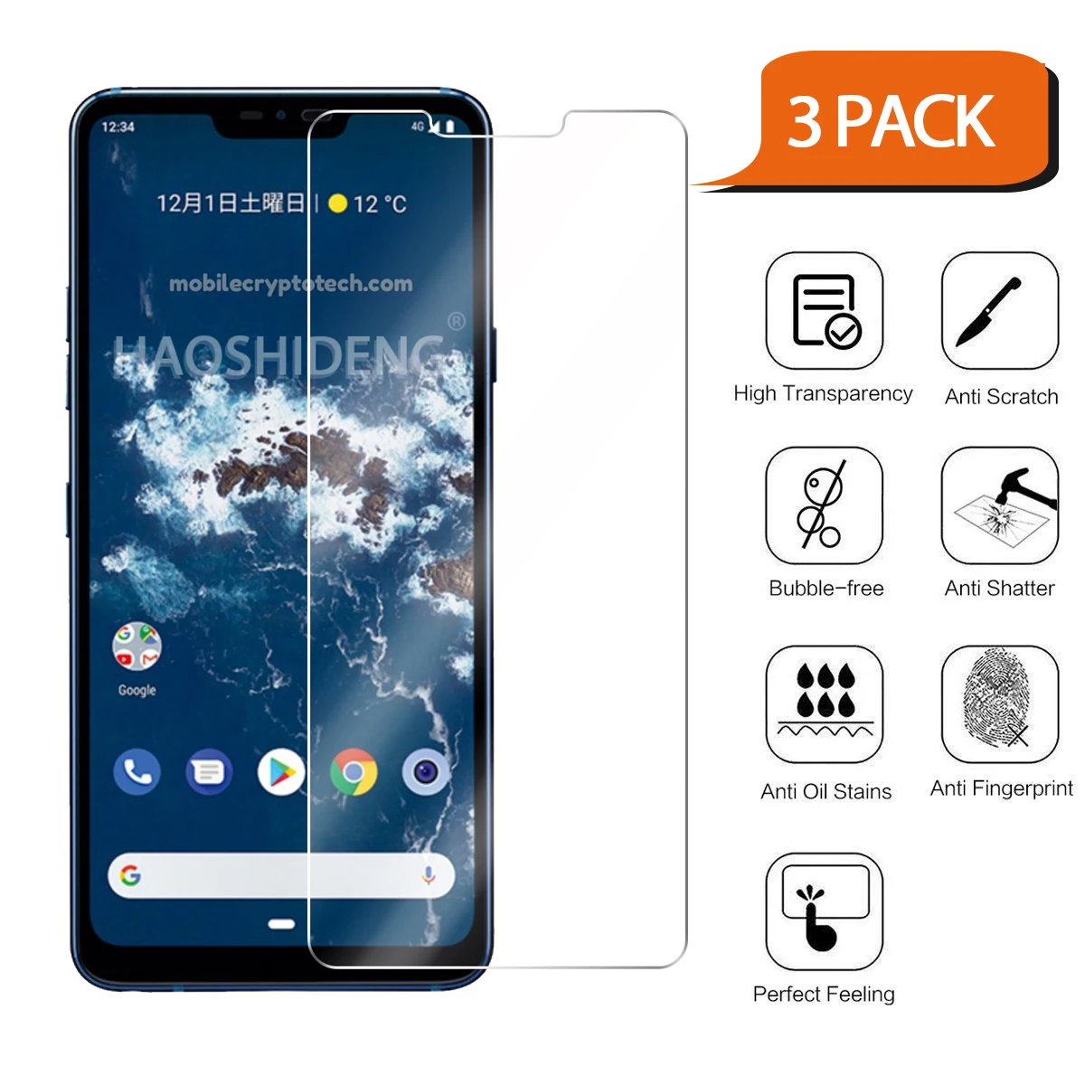 3 Pcs/Lot For LG ANDROID ONE X5 Tempered Glass 9H Protective Film Explosion-proof LCD Screen Protector | Мобильные телефоны и