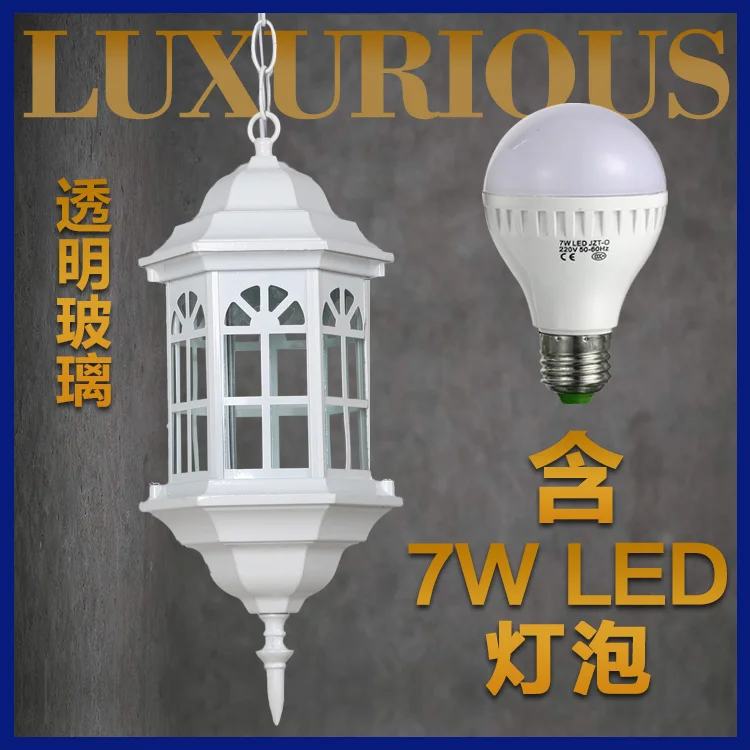 Водонепроницаемая уличная Люстра для сада патио коридора современный