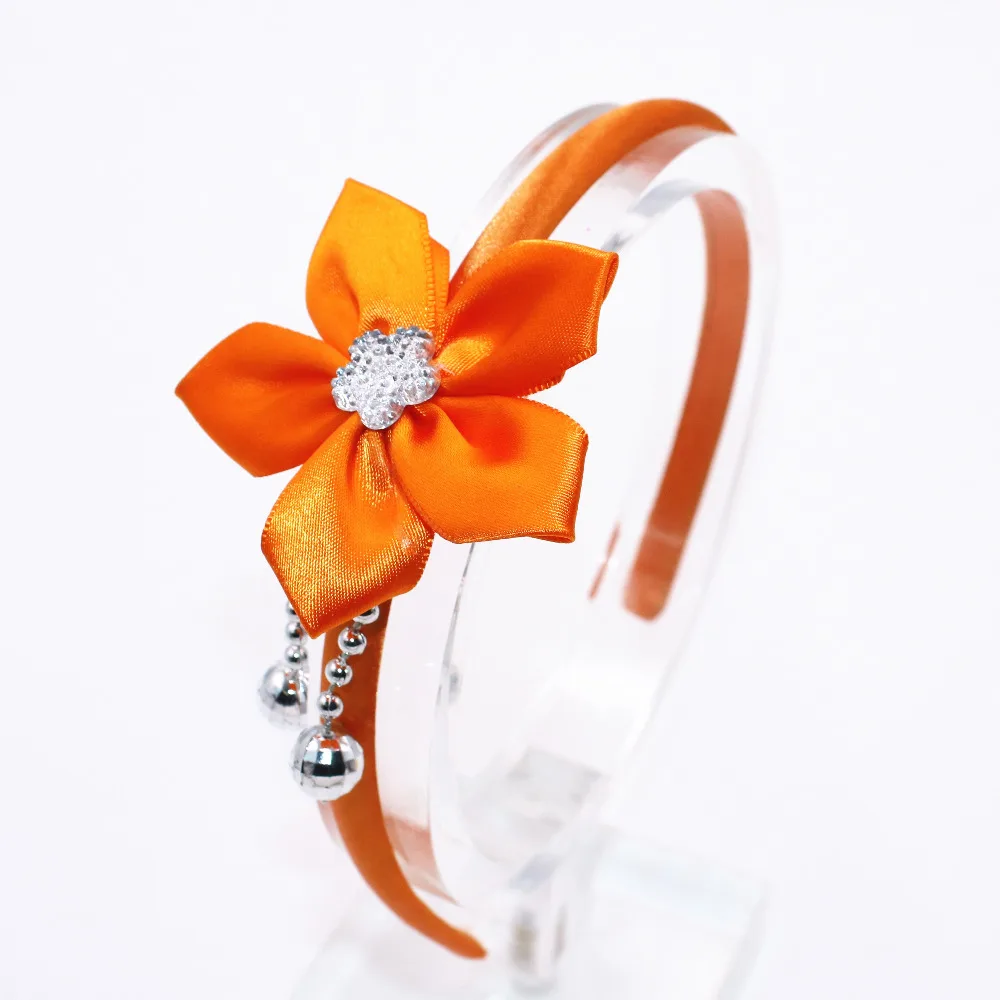 Лента для волос с цветами и звездами однотонная | Аксессуары одежды